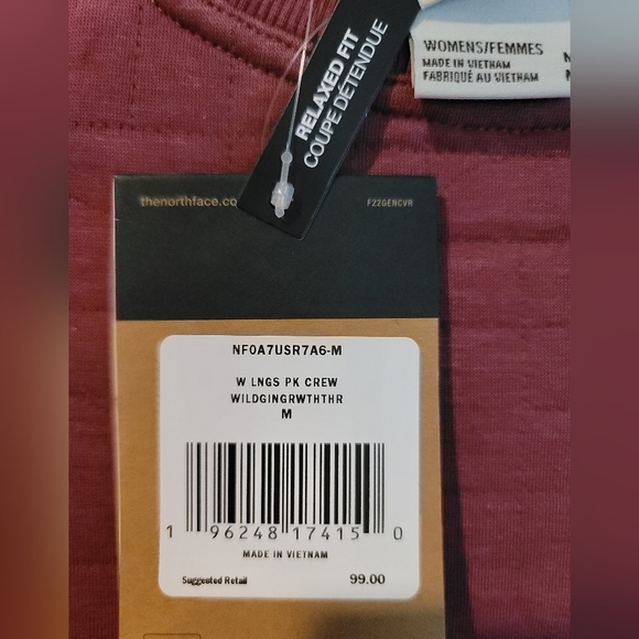 Womens north face crew - Picture 4 of 5